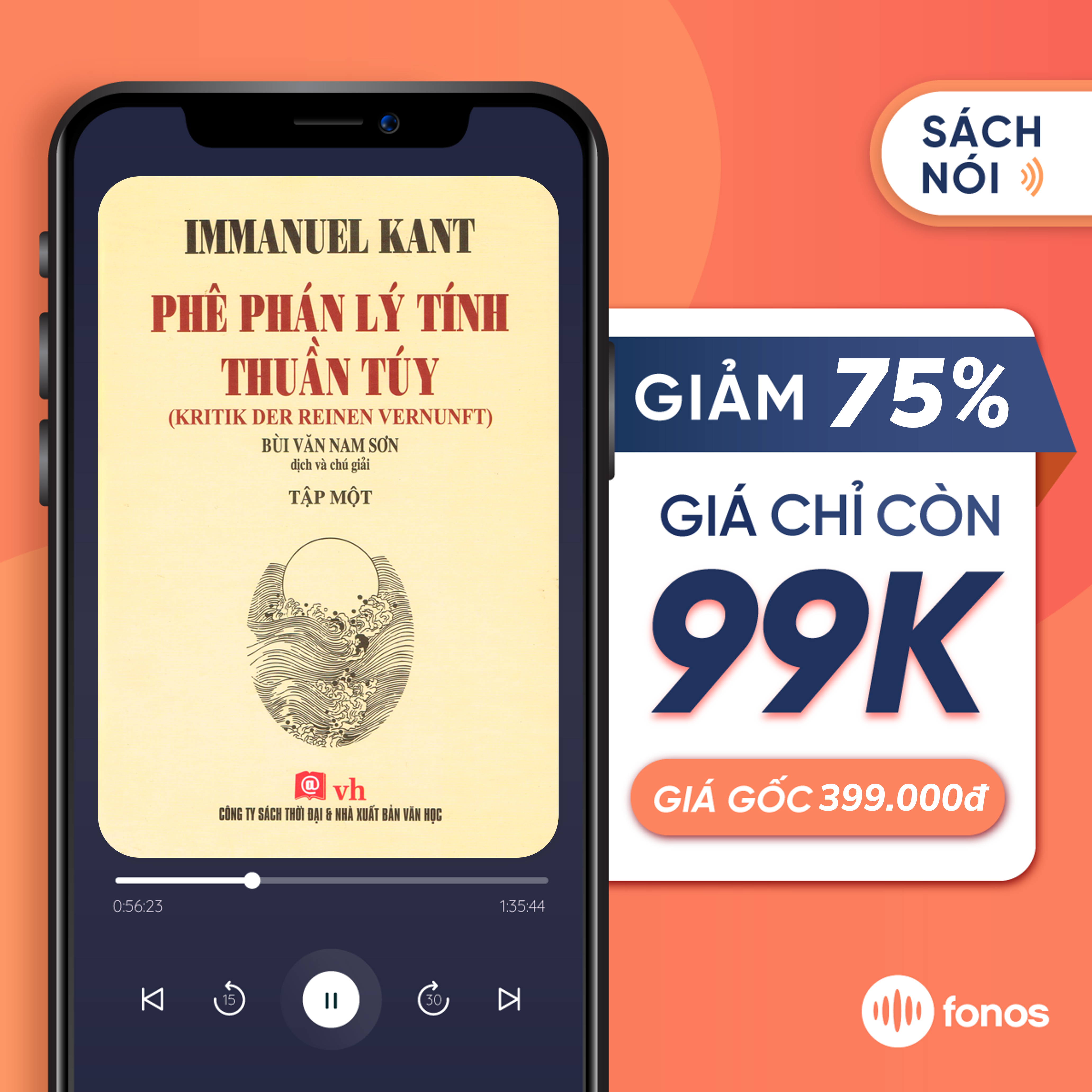 Sách nói Fonos : Phê Phán Lý Tính Thuần Túy - Tập 1
