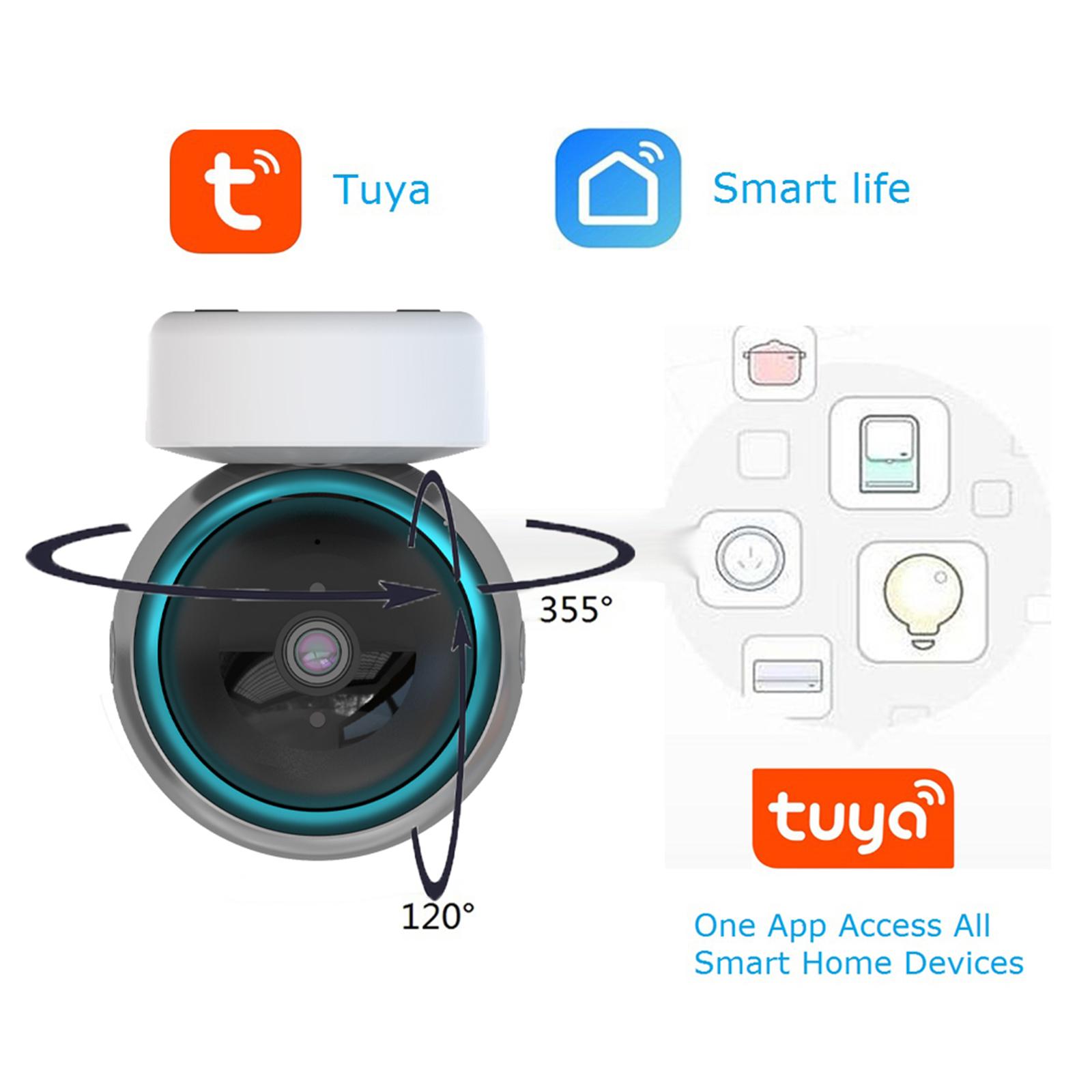 Camera An Ninh Wifi Không Dây 1080P Theo Dõi Chuyển Động Ir Âm Thanh 2 Chiều
