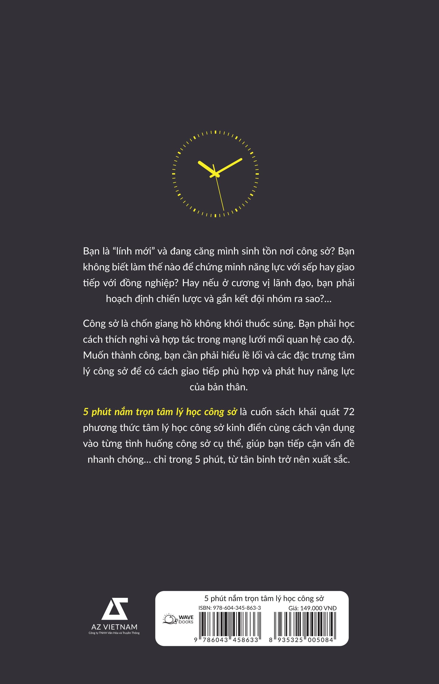 5 Phút Nắm Trọn Tâm Lý Học Công Sở