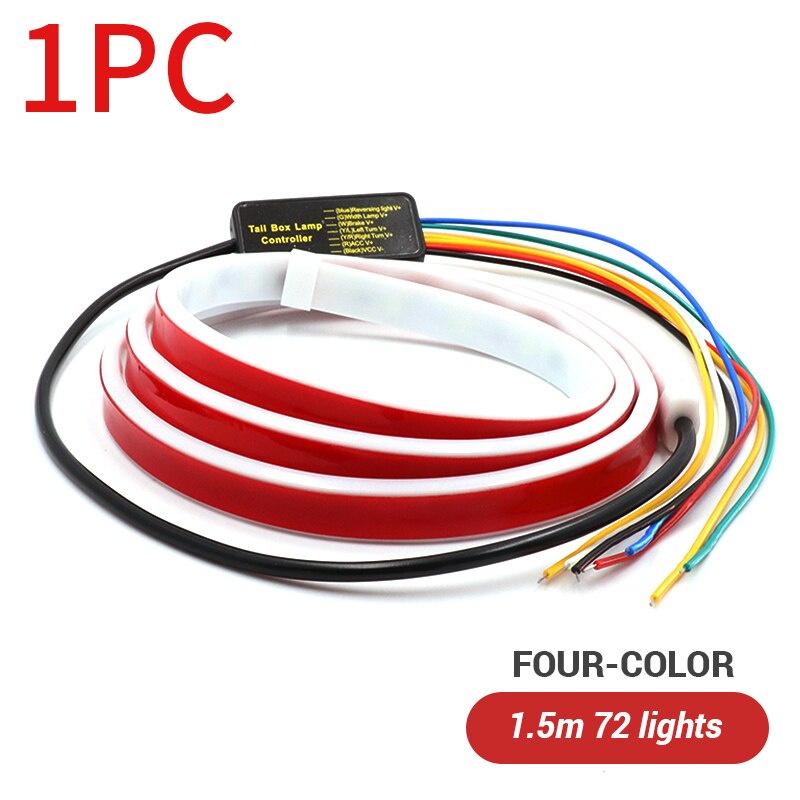 Đèn hậu LED Dải ánh sáng RGB Streamer Đèn tín hiệu quay vòng trên ô tô Dải đèn chạy dòng chảy 150cm