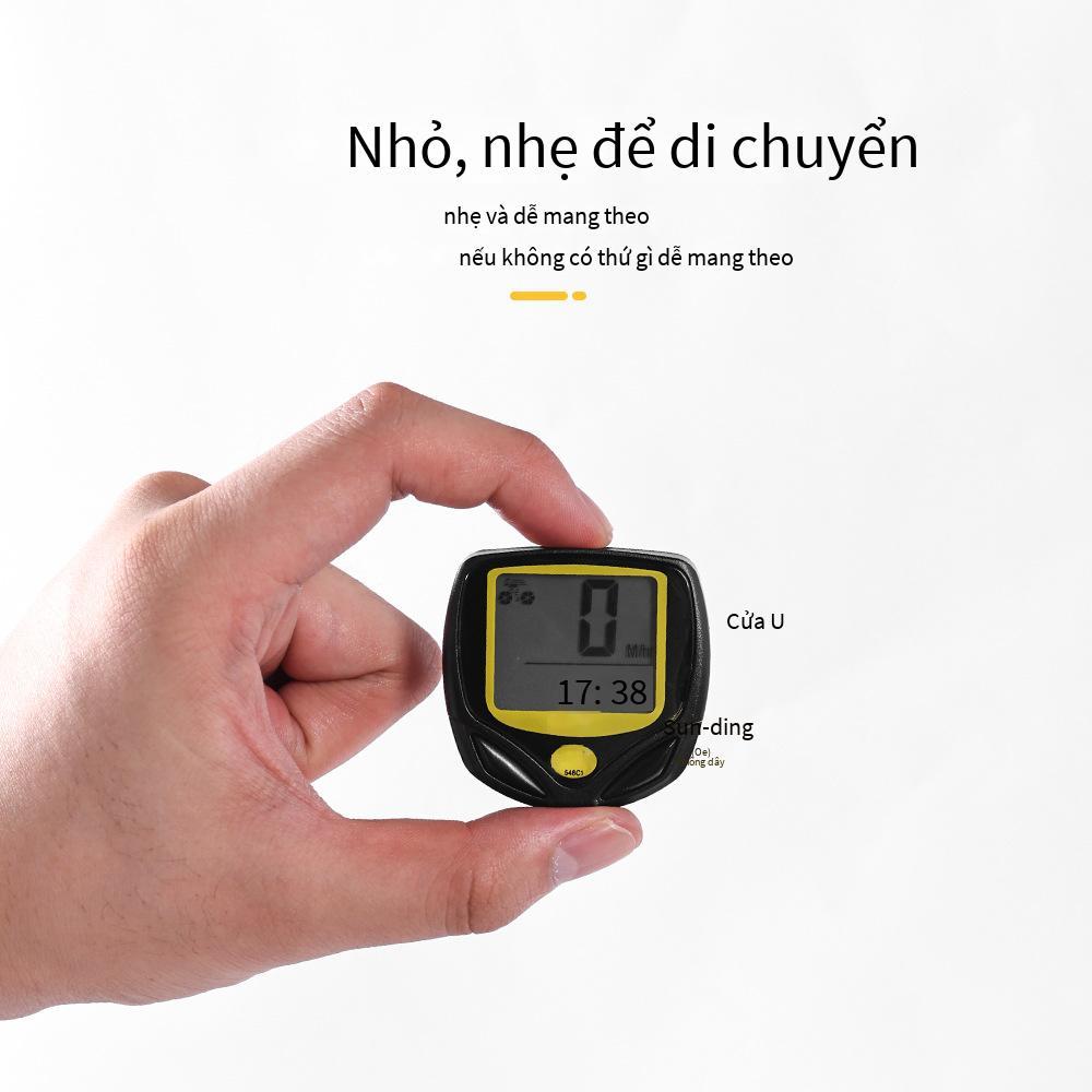 Phong Cách Mới Nhất Thuận Đông Máy Ghi Tốc Độ Chống Nước Không Dây Mã Đo Đồng Hồ Đo 548C Bằng Tay Đồng Hồ Tốc Độ Xe Đạp Bảng Mã