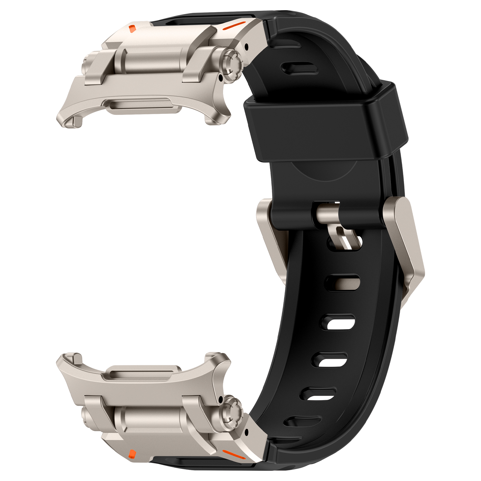 Dây Silicone Đầu Nối Kim Loại Explorer cho Samsung Galaxy Watch Ultra 47mm - Hàng Chính Hãng