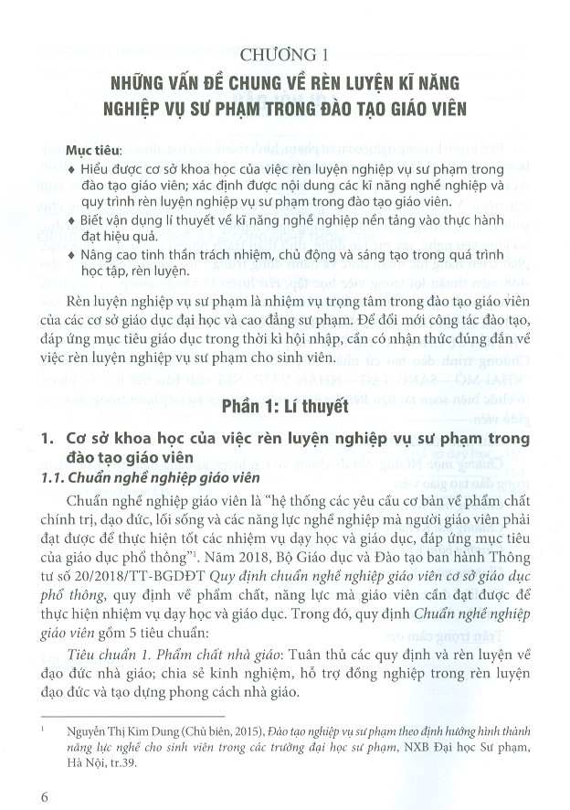 Rèn Luyện Kĩ Năng Nghiệp Vụ Sư Phạm Trong Đào Tạo Giáo Viên