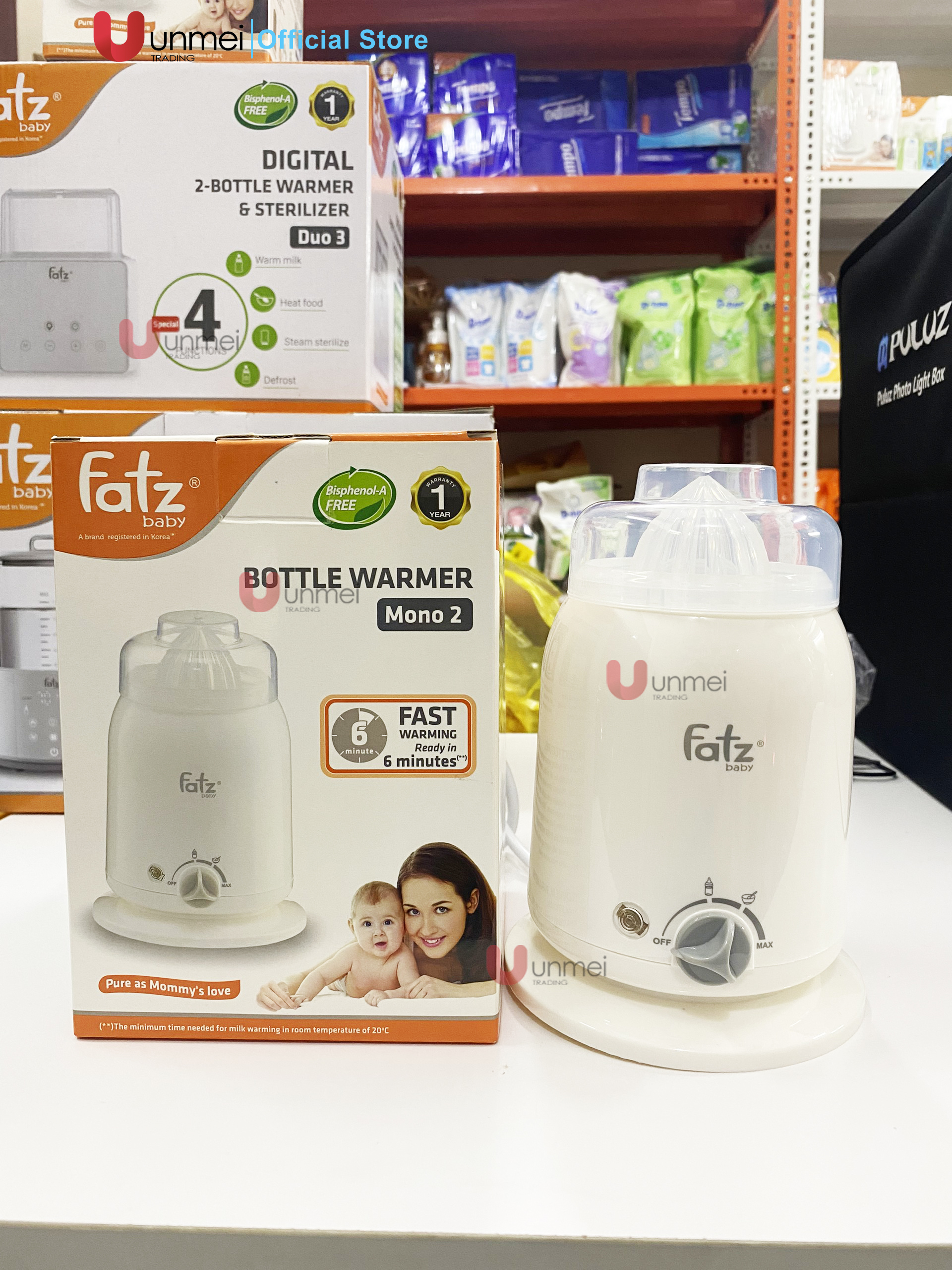 Máy Hâm Sữa - Mono 2 - Fatzbaby Fb3002SL