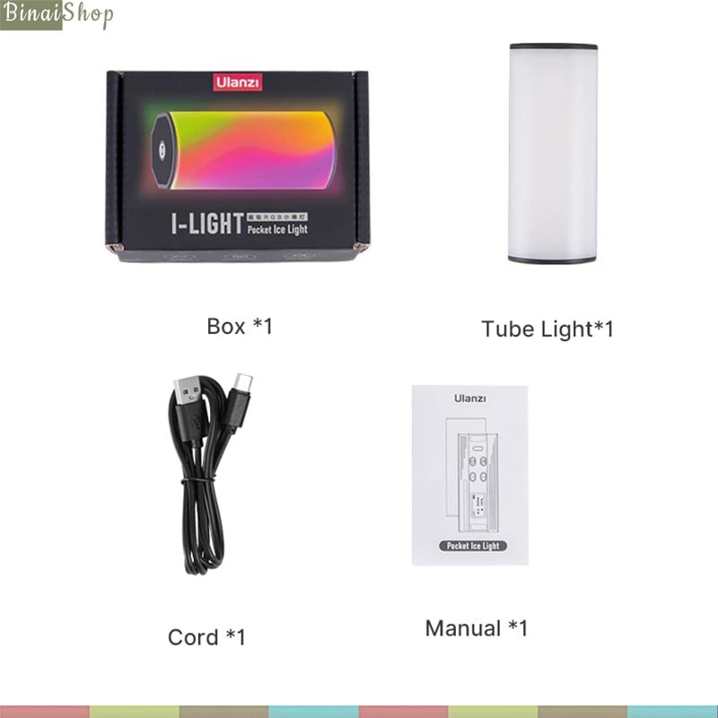 Ulanzi I-LIGHT - Đèn LED Nhỏ Gọn 20 Hiệu Ứng Cho Quay Phim Chụp Ảnh Review mạng xã hội- Hàng chính hãng