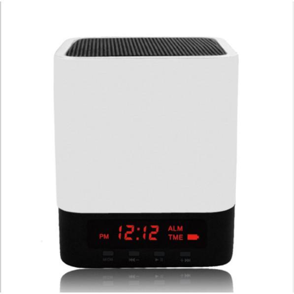 Đồng hồ báo thức kết hợp loa bluetooth, Radio FM có màn hình Led - Home and Garden