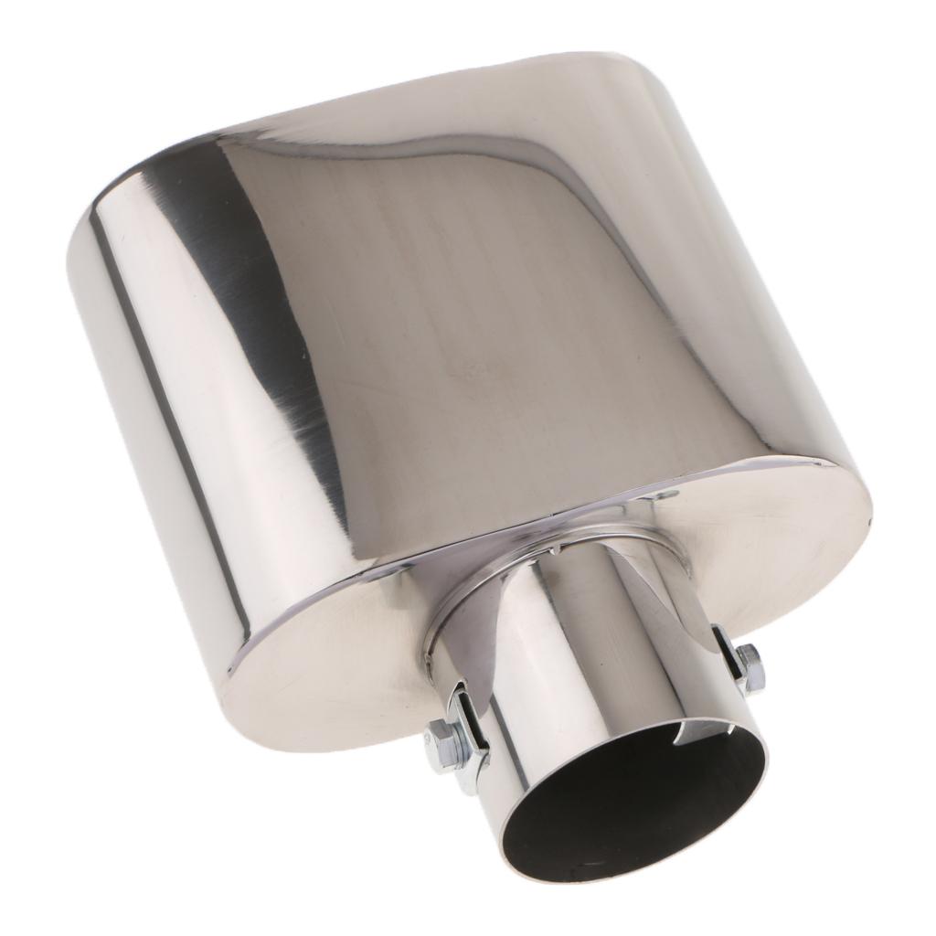 Car Truck Tail Throat Pipe Exhaust Pipe Trim Tips Muffler Pipe