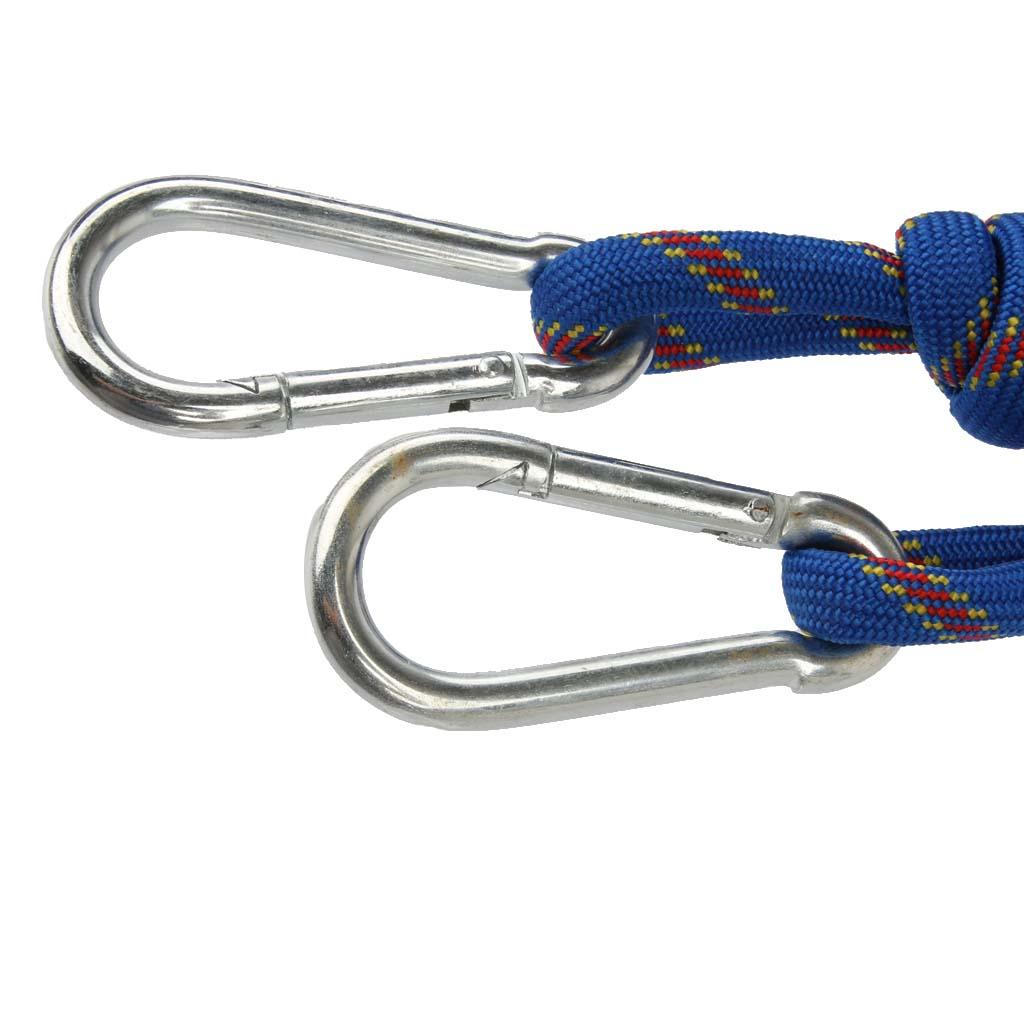 10M 10mm Outdoor Rock Climbing Rope Rappelling Safety Cord Blue