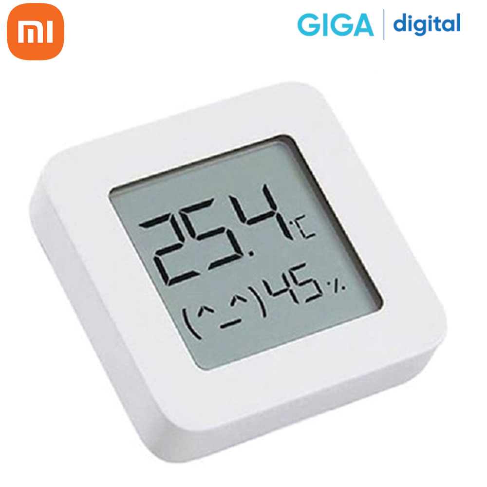 Nhiệt ẩm kế Xiaomi Mijia gen 2 (Mi Temperature and Humidity Monitor 2) - NUN4126GL - Bluetooth - Hàng Chính hãng