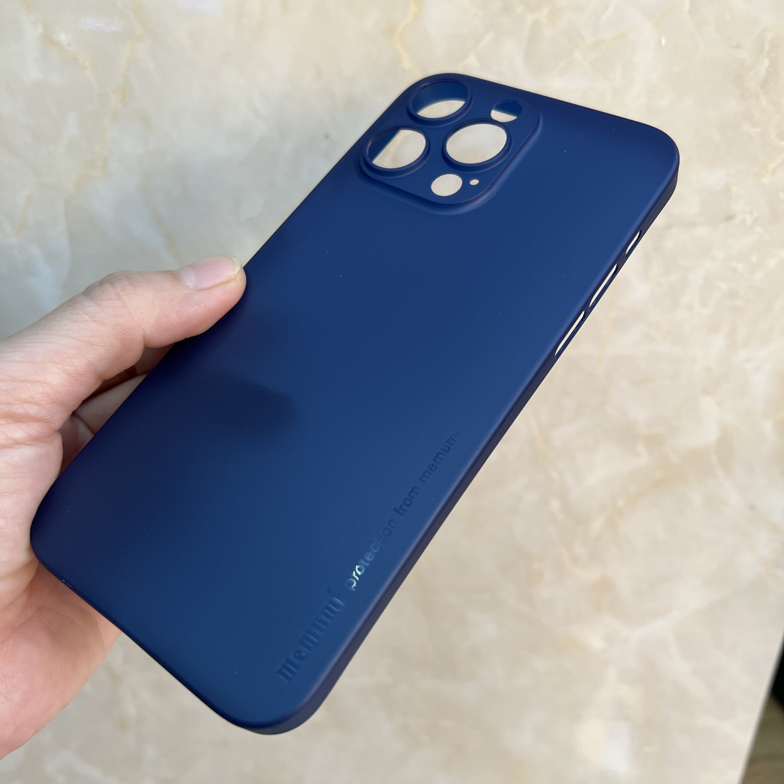 Ốp lưng cho iPhone 15 Pro Max Memumi siêu mỏng-hàng chính hãng