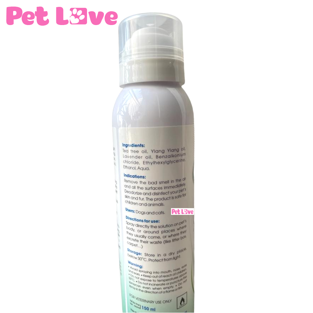 Xịt khử mùi chó mèo Vemedim Smell Master (chai 150ml)