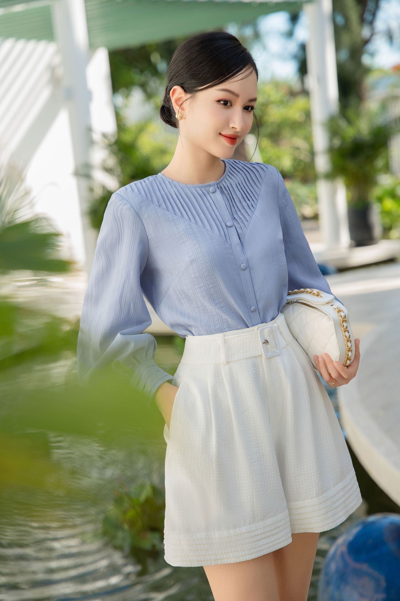 OLV - Áo Mina Pleated Shirt