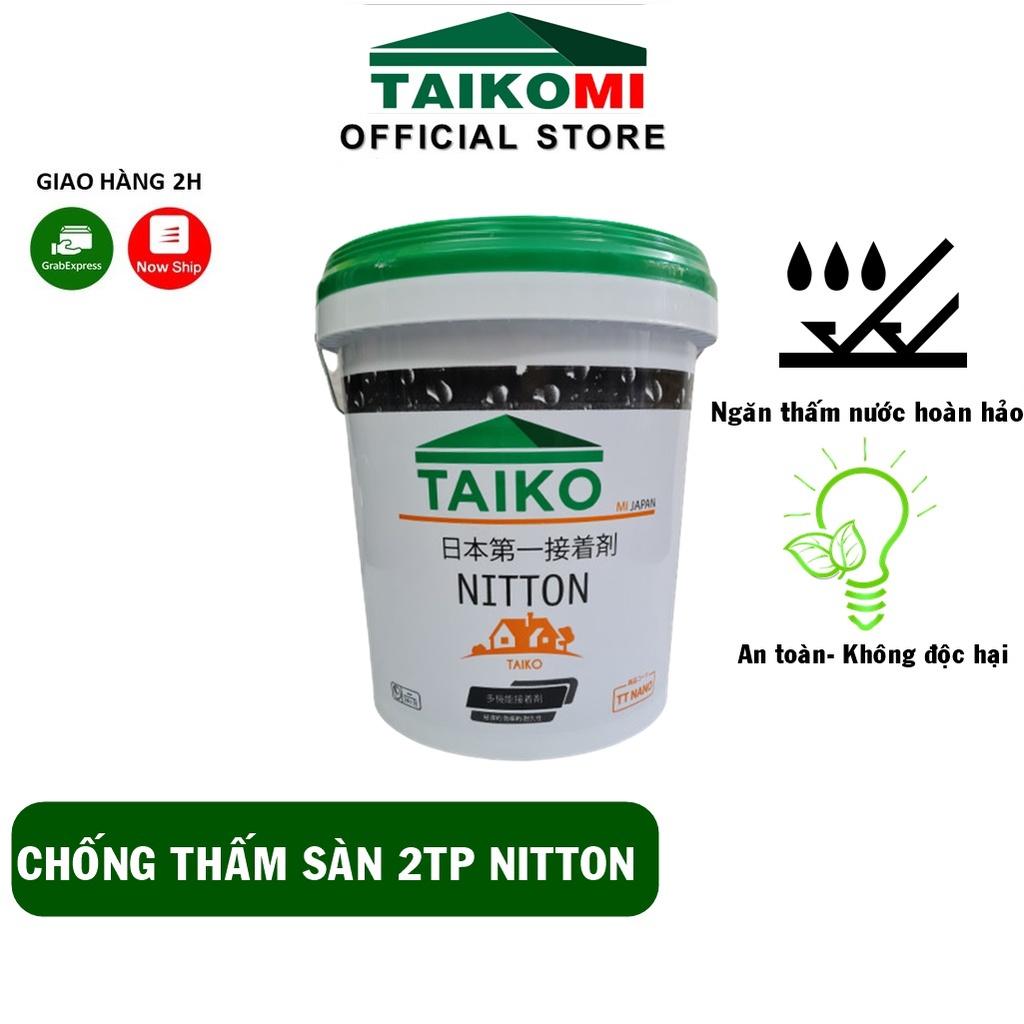 TaiKo Japan chống thấm vết nứt mái nhà, sàn nhà vệ sinh, máng xối, mái tôn, sàn nhà triệt để- 5 LÍT