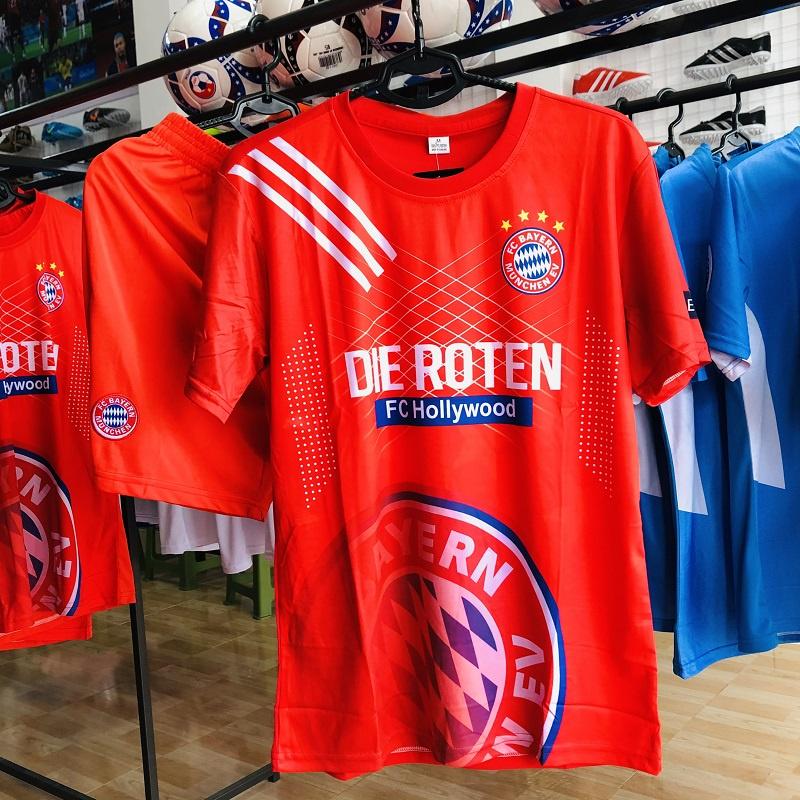 Bộ Quần áo bóng đá thể thao Bayern Munich chất gai lạnh