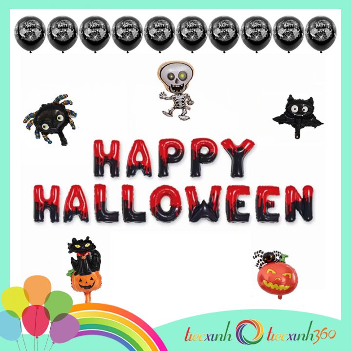 Bộ bong bóng trang trí Halloween size mini random