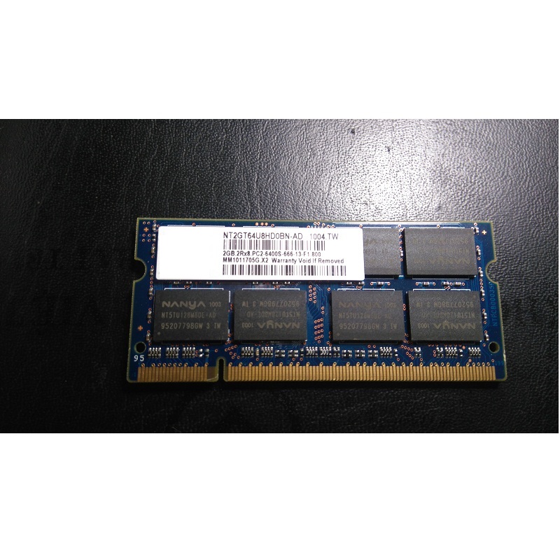 Ram Laptop 2GB DDR2 bus 800 (6400s) dùng cho laptop