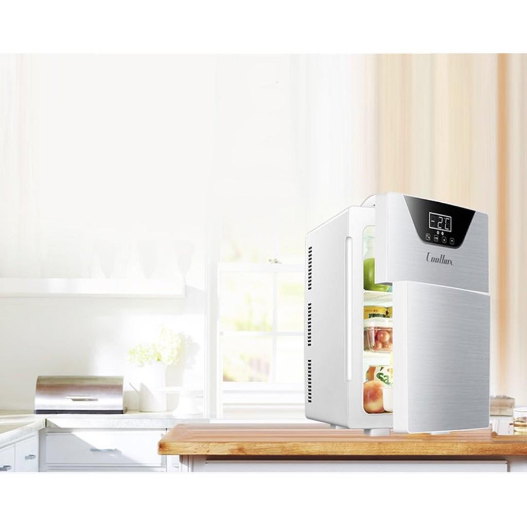 Tủ lạnh 20L LCD điều chỉnh nhiệt độ thiết kế 3 Quạt siêu mạnh COOLBOX