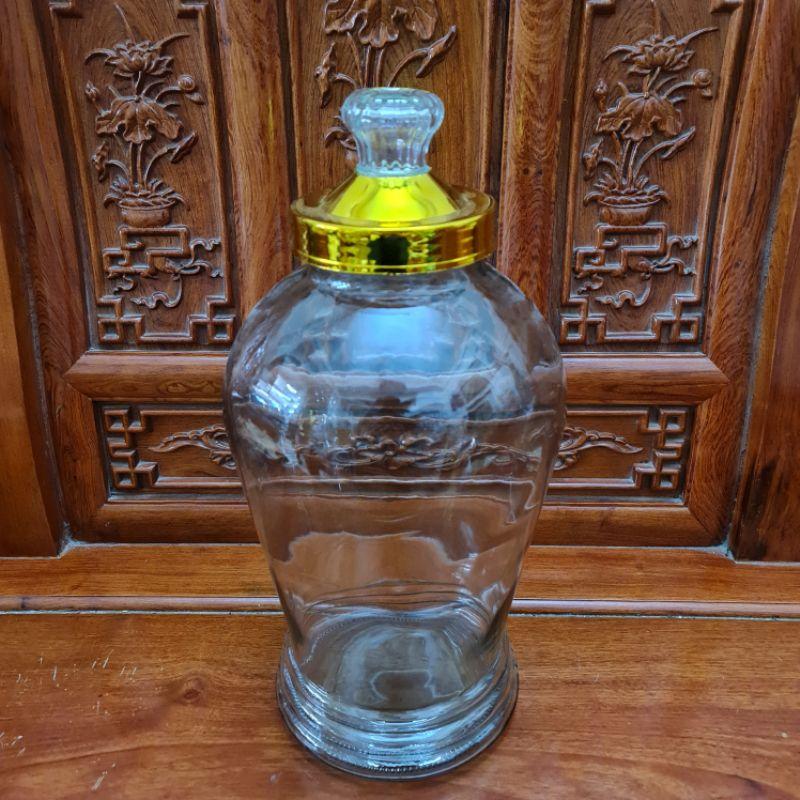 Bình ngâm sâm thủy tinh có công dụng để ngâm nhân sâm, nấm linh chi, cá ngựa