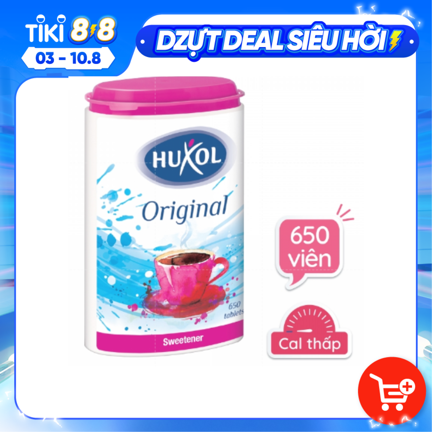 Đường Ăn Kiêng Huxol - Dòng Original - Dành cho người tiểu đường, không calo, hỗ trợ người muốn giảm cân - Nhập khẩu từ Đức