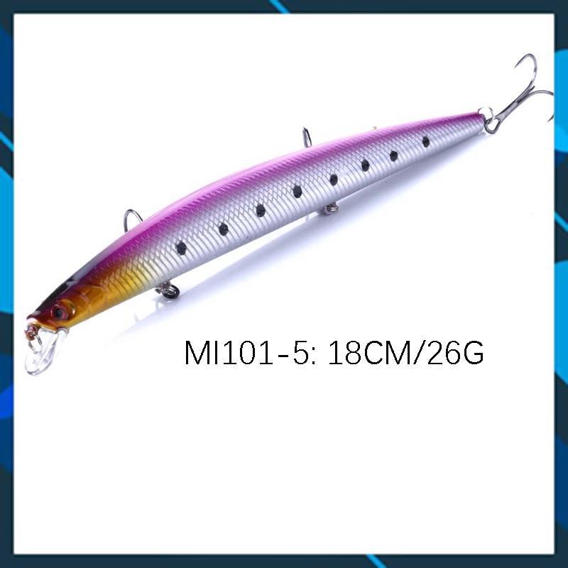 Mồi Câu lure, cá chẽm , có mú, cá ngão , cá biển dài 18cm nặng 26gr