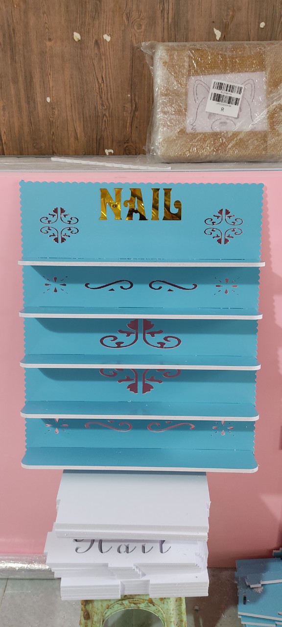 Kệ Sơn chữ Nail vàng