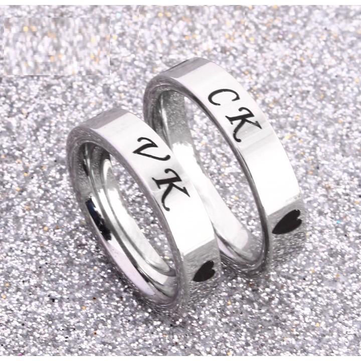 NHẪN ĐÔI TÌNH NHÂN INOX VK CK