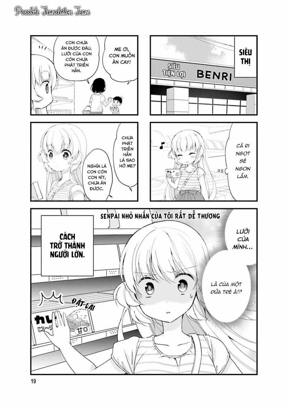 senpai nhỏ nhắn của tôi rất dễ thương chapter 18 3