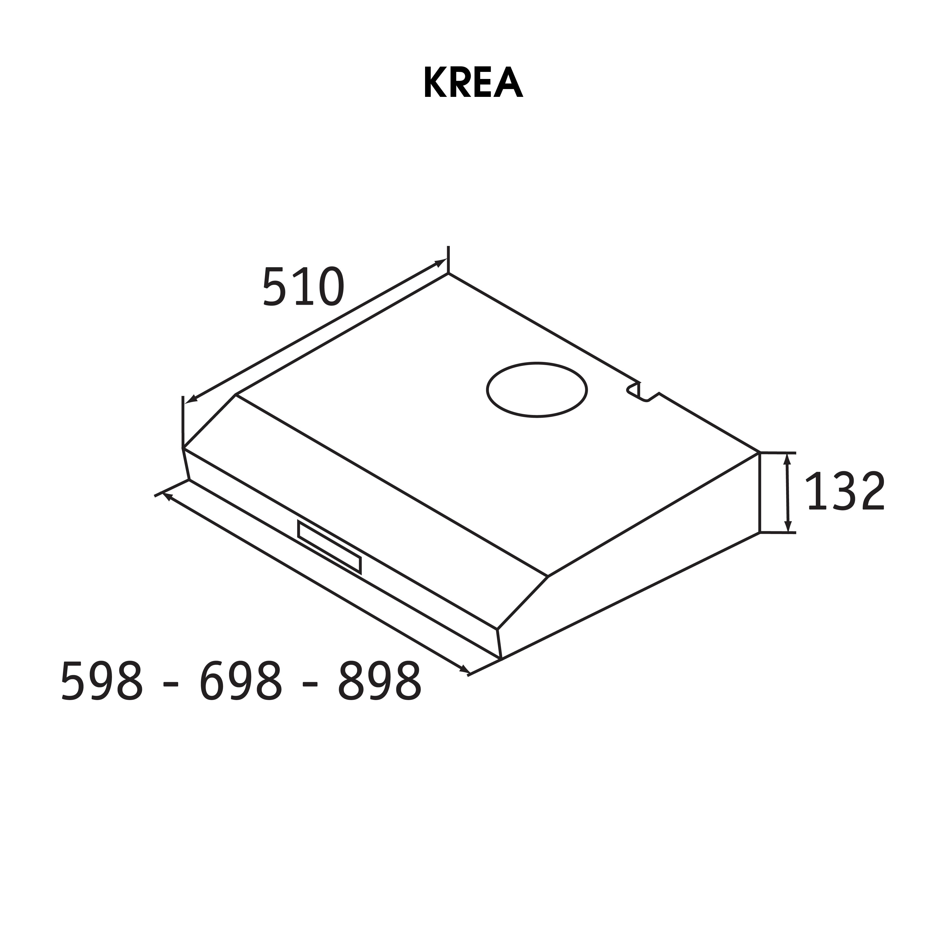 Máy hút mùi áp Cosmos - Model KREA 90 - Hàng Nhập Khẩu