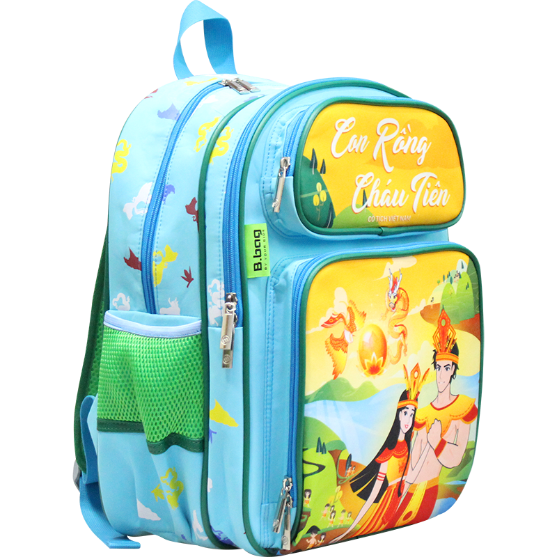 Ba Lô C1 Fairy Tale - Con Rồng Cháu Tiên B-12-097 - Xanh Nhạt