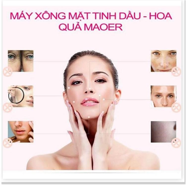 Máy xông mặt mini Maoer - Xông hơi thảo dược, hoa quả tươi