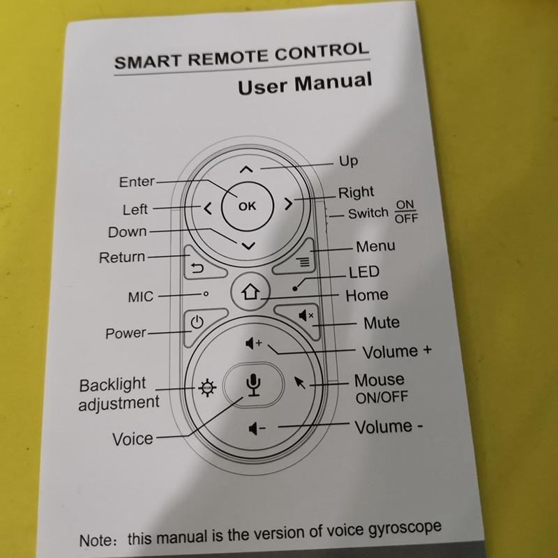 G11 Chuột Cho Google Voice RGB Backlit Con Quay Hồi Chuyển 2.4G Không Dây Sạc Điều Khiển Từ Xa Có Hồng Ngoại Học Tập