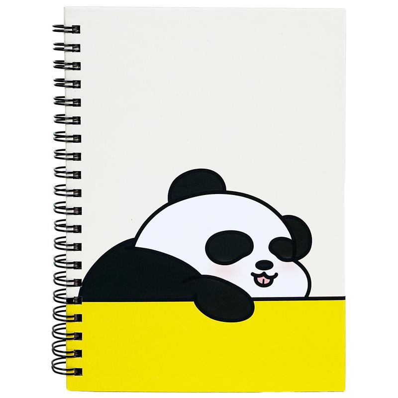 Sổ Lò Xo Giấy Trơn - 160 Trang 10 x 15 cm 80gsm - Panda - The Sun 02