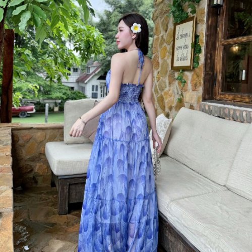 Đầm maxi Ruzimay Style Dáng dài xòe R0500