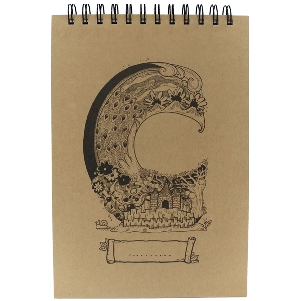 Sổ Vẽ Lò Xo Sketchbook Alphabet 80 Trang