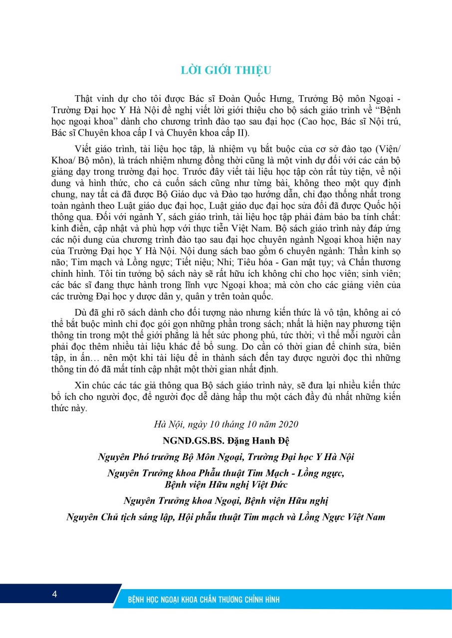 Sách - Bệnh học ngoại khoa Chấn thương chỉnh hình (Tái bản 2024)