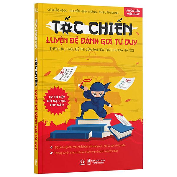 Tốc Chiến - Luyện Đề Kiểm Tra Tư Duy - Theo Cấu Trúc Đề Thi Của Đại Học Bách Khoa Hà Nội (Tái Bản 2024)