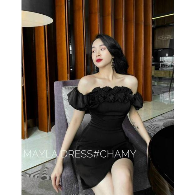 ĐẦM TRỄ VAI XẾP LY NHÚN 2 BÊN DỰ TIỆC