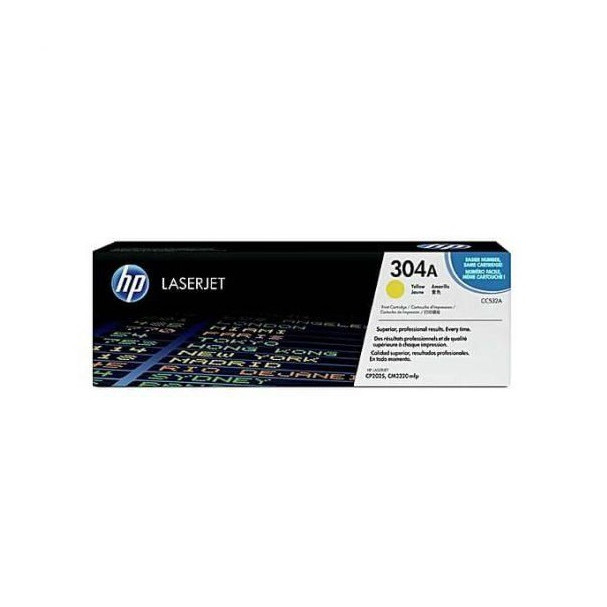 HP 304A Yellow Original LaserJet Toner Cartridge - Hàng chính hãng