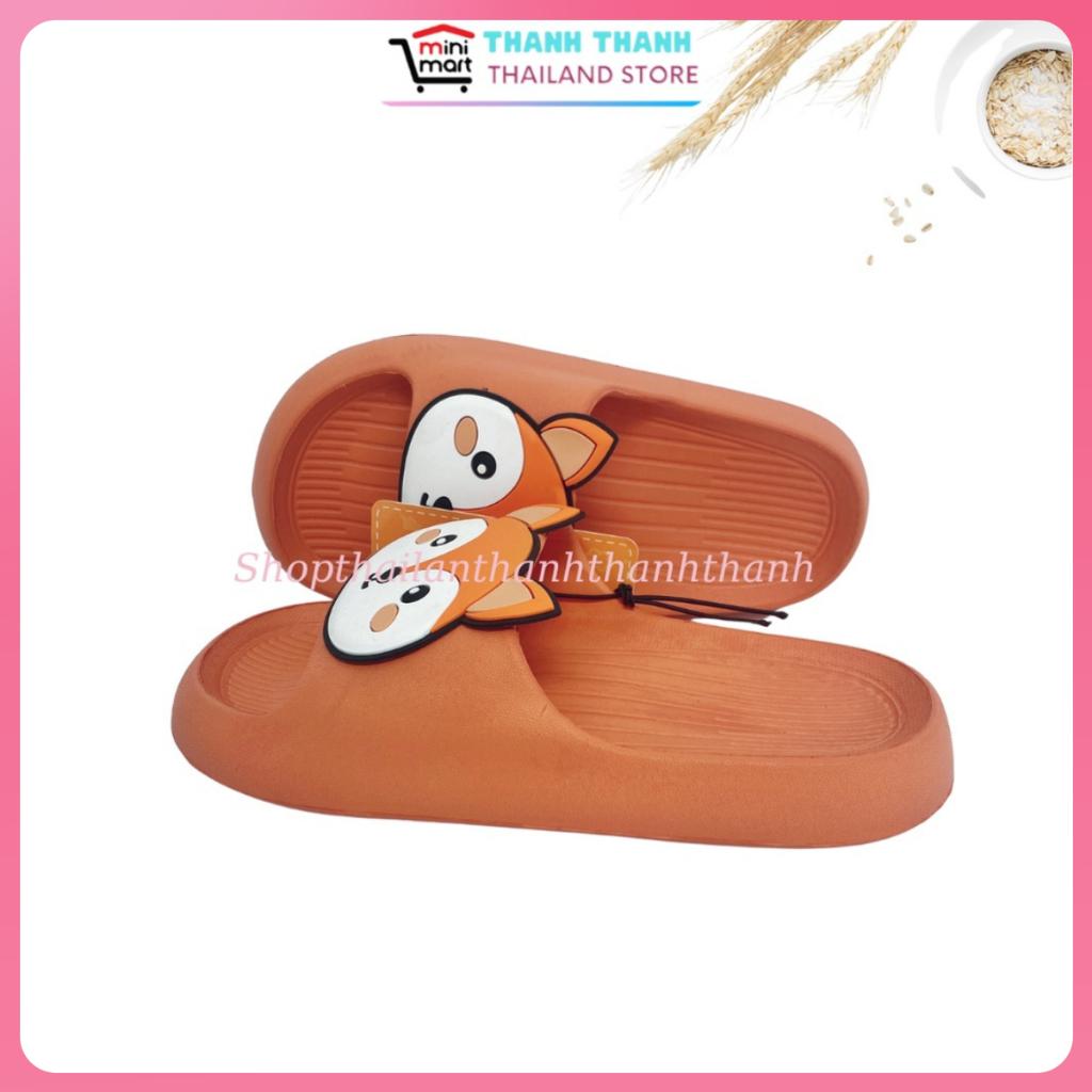 Dép Nhựa Đúc Cho Bé MONOBO AD01DEER Siêu Nhẹ Hình Thú Đáng Yêu - Thanh Thanh Store - Cam