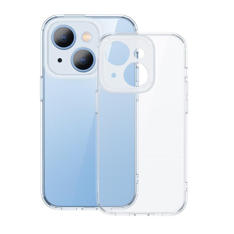 Ốp Lưng nhựa dẻo tặng kèm Cường Lực Baseus Illusion Series Protective Case For I.P 14 (Hàng chính hãng)