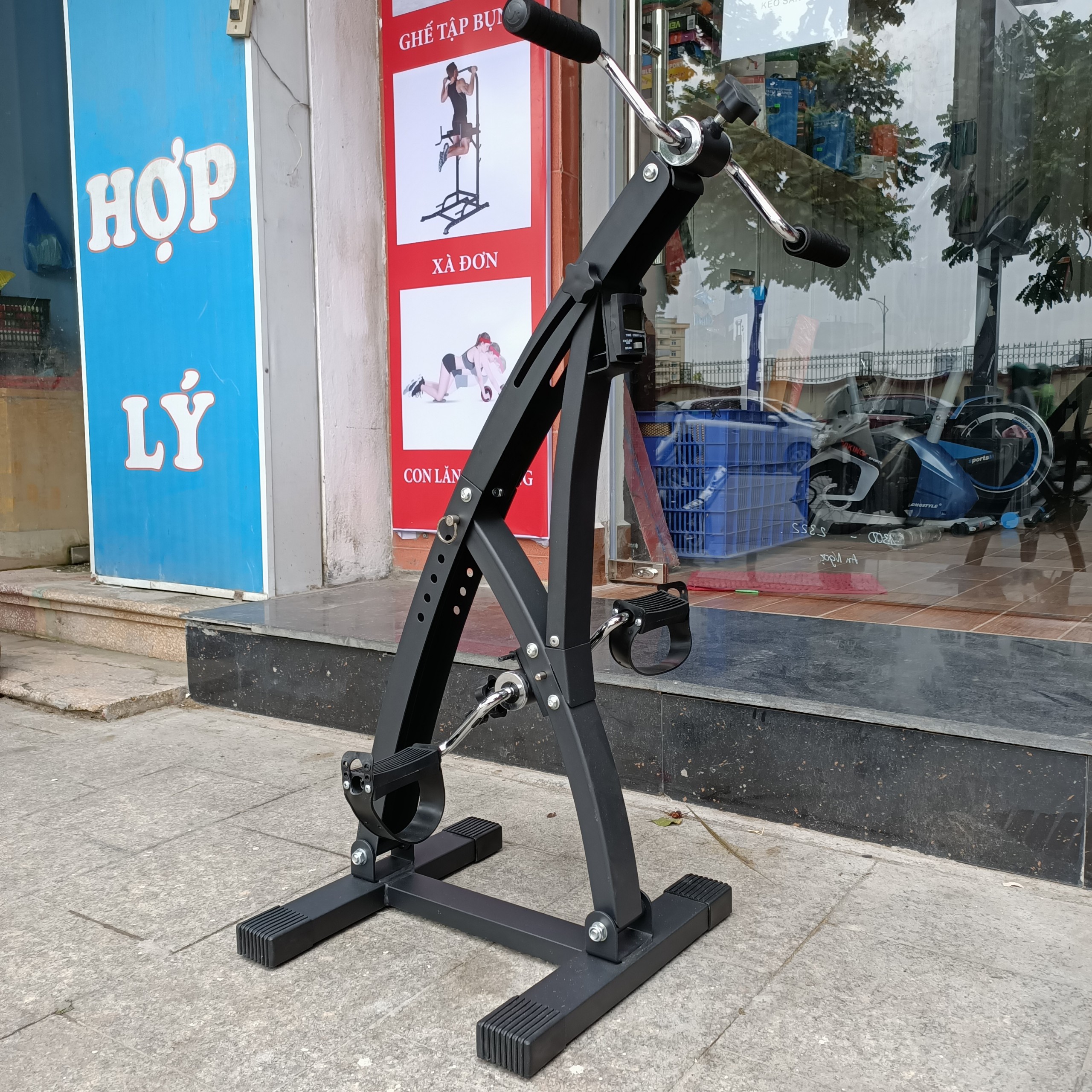 Xe đạp tập thể dục dual bike dành cho người già