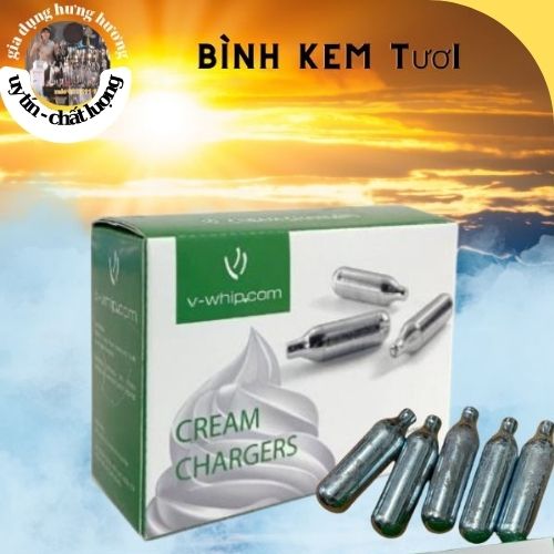 Viên ga bình xịt kem pha chế, dụng cụ pha chế