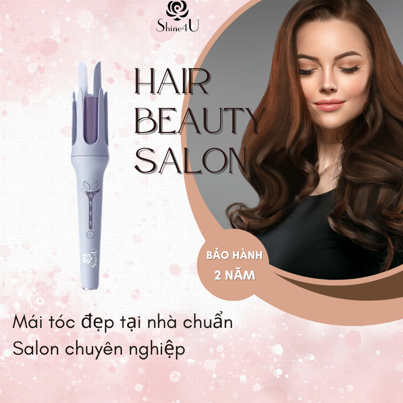 Máy Uấn Soăn Tóc Tự Động Shine4U