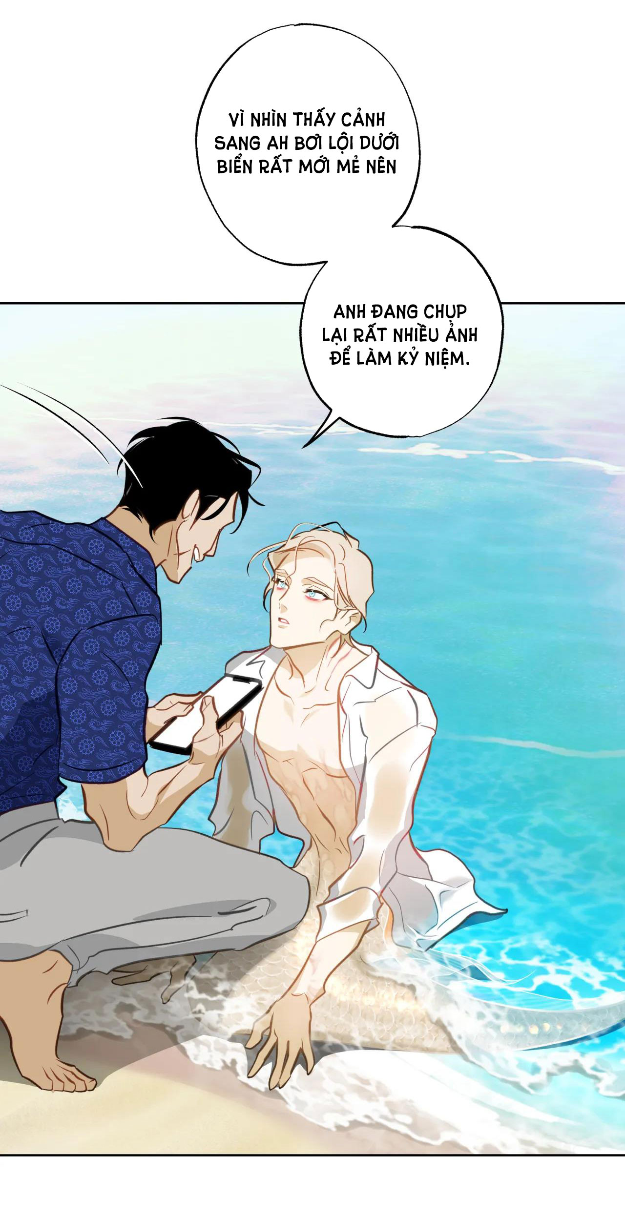 Mối Tình Đầu Của Chủ Quán Hải Sản Là Người Cá chapter 14.1 - Trang 12