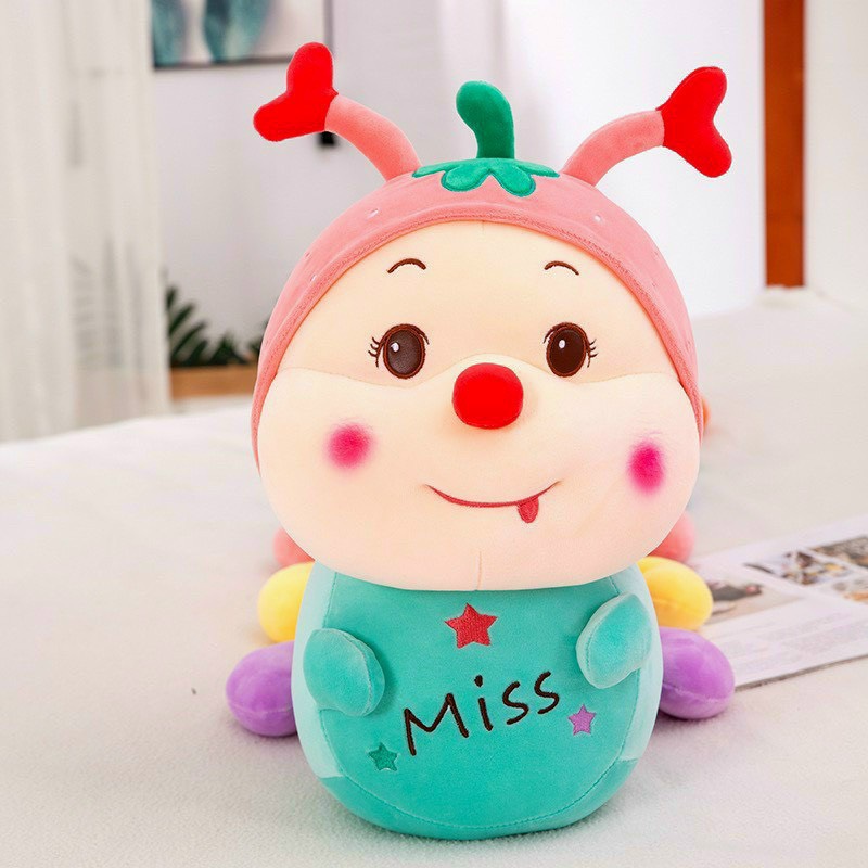 Gấu bông sâu 7 màu size 1m - 1m3 cao cấp mềm mịn