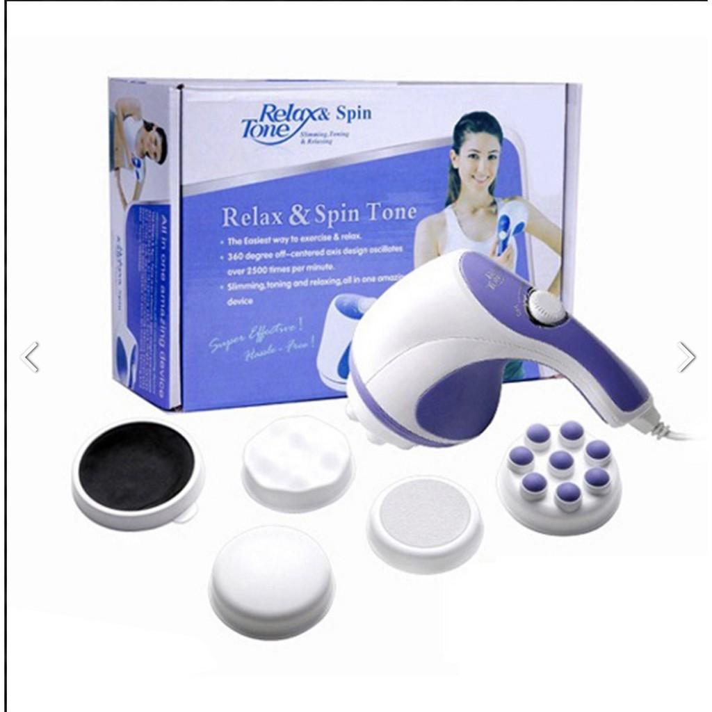 THIẾT BỊ MASSAGE CẦM TAY TOÀN THÂN NHIỀU ĐẦU THAY THẾ RELAX TONE - AsiaMart