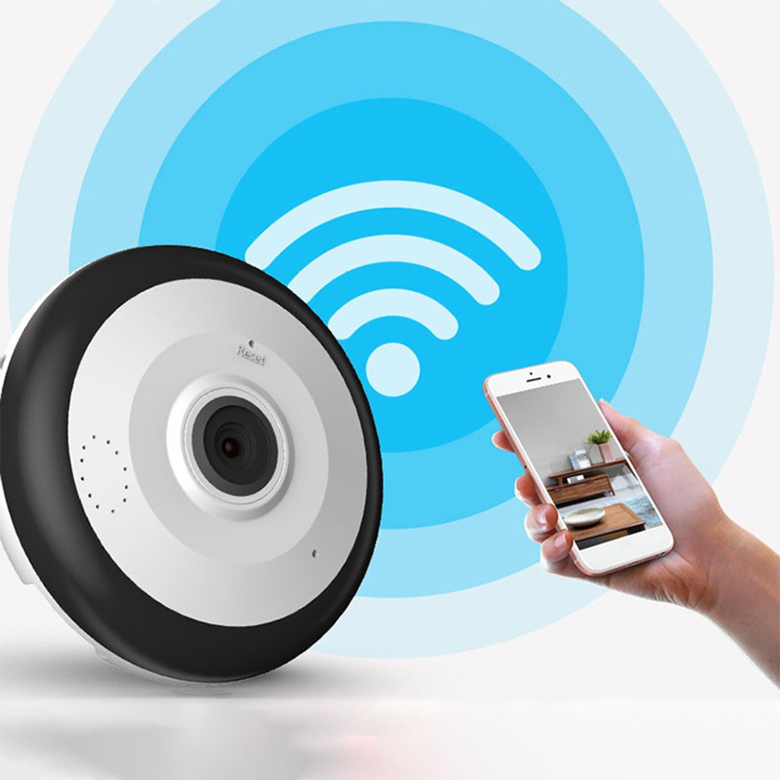 Wireless Cameras Fisheyes Lens 360 Panoramic Mini cam for Indoor Nanny