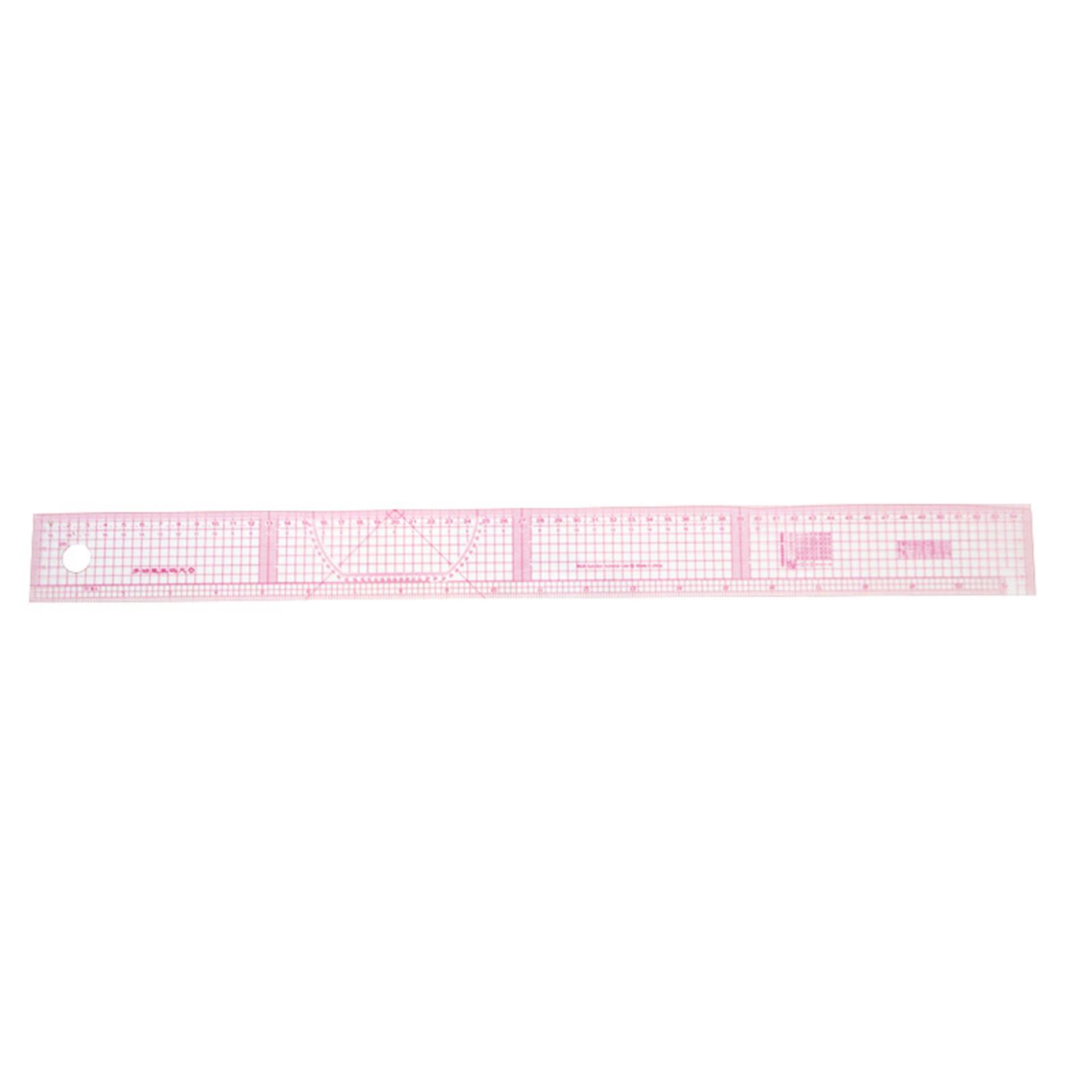 Bộ thước 11 cái đa năng được làm từ chất liệu nhựa bền, trong, độ bền cao, độ chính xác cao, dẻo tốt.