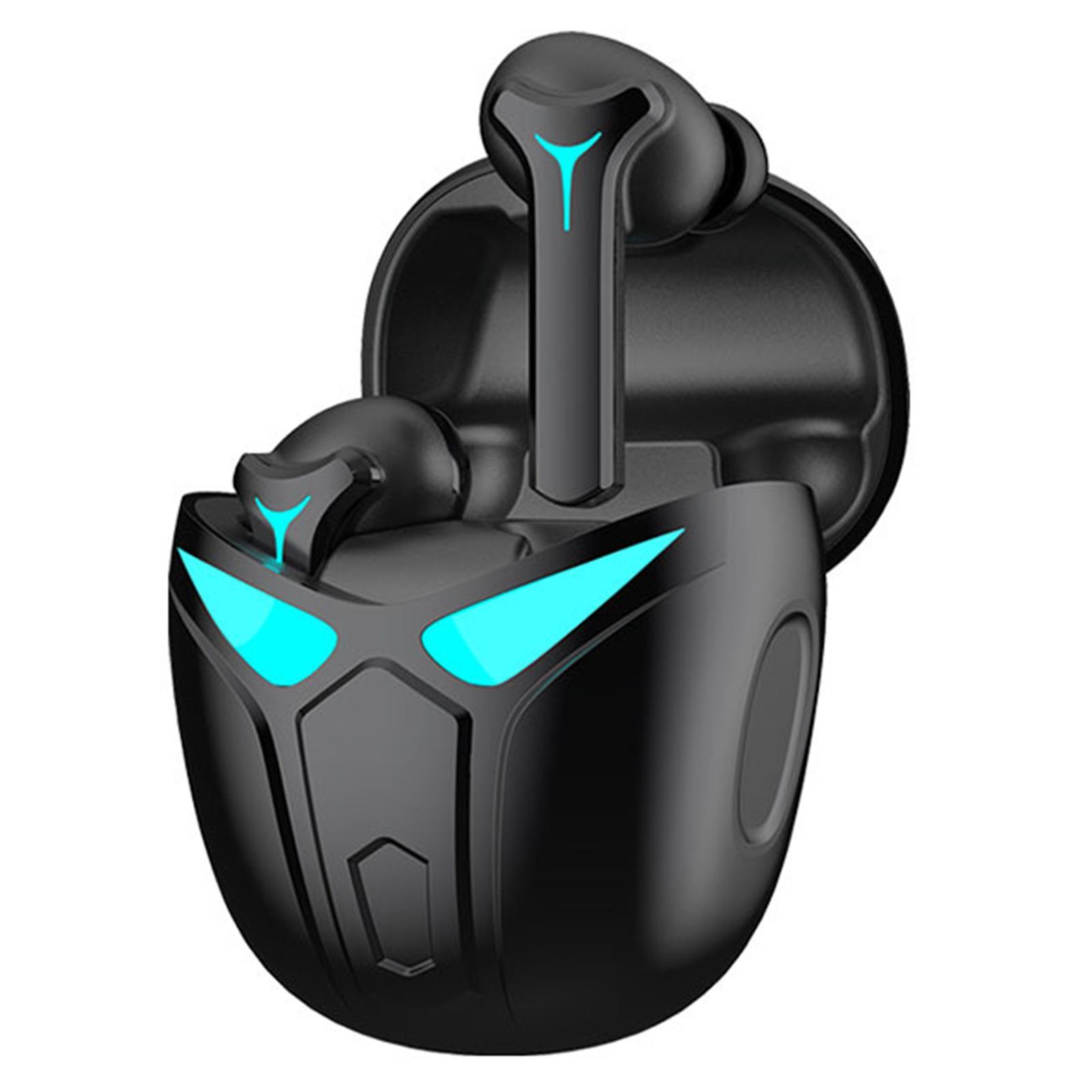 Wireless Gaming Earbuds, Bluetooth Headphones Noise Reduction, HiFi Stereo Earphones, Long Playtime with Charging Case, for Gamer Sports
