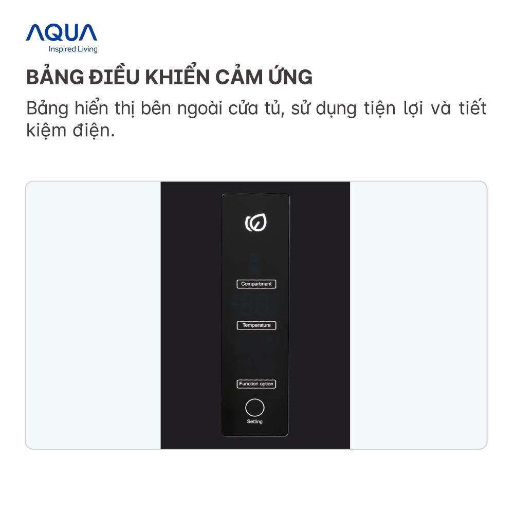 Tủ lạnh ngăn đông dưới Aqua 260 Lít AQR-IG298EB(GB) - Hàng chính hãng - Chỉ giao HCM, Hà Nội, Đà Nẵng, Hải Phòng, Bình Dương, Đồng Nai, Cần Thơ